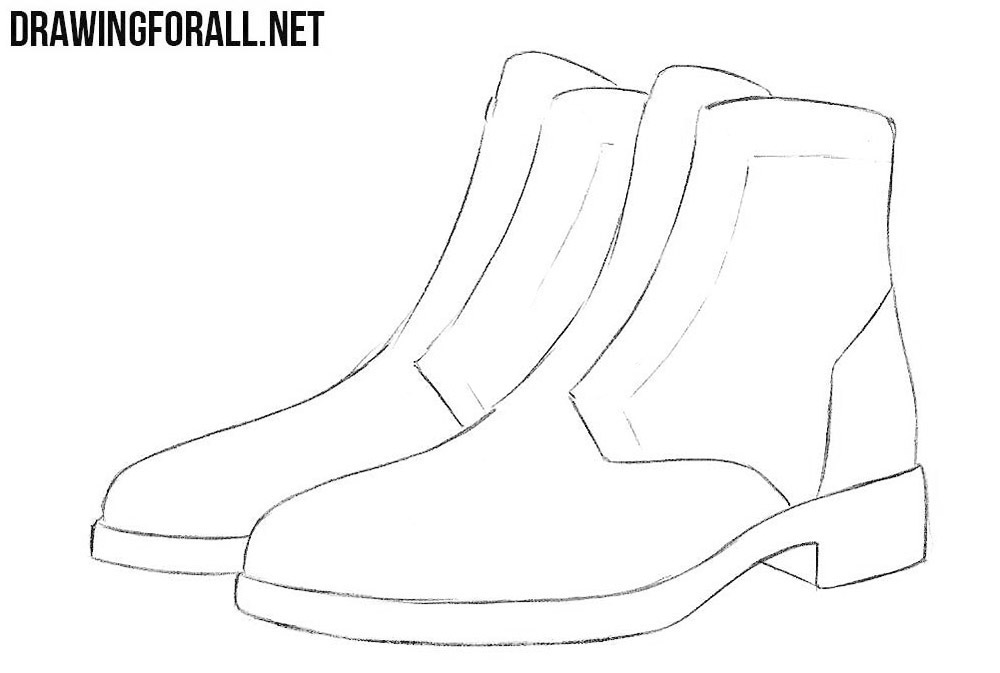 learn to draw boots