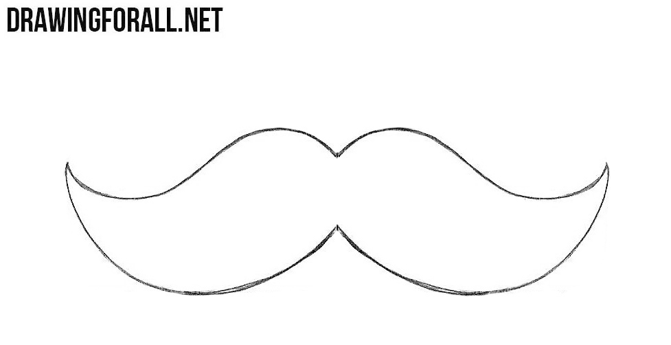mustache drawing