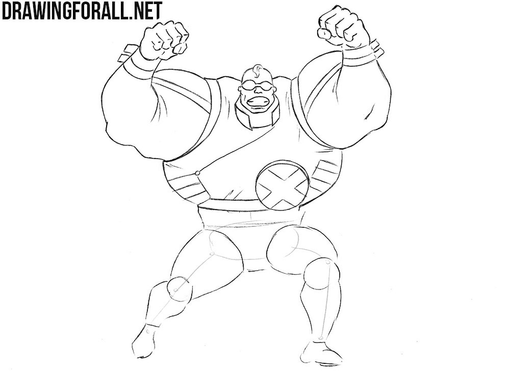 How to draw Strong Guy from comics