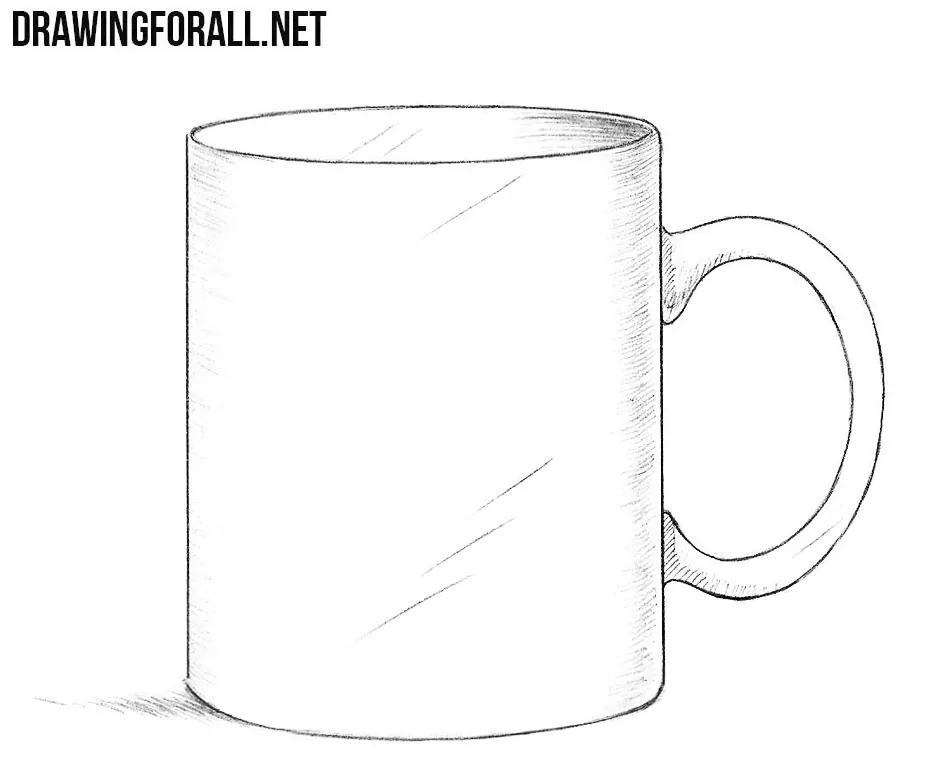 How to draw a mug