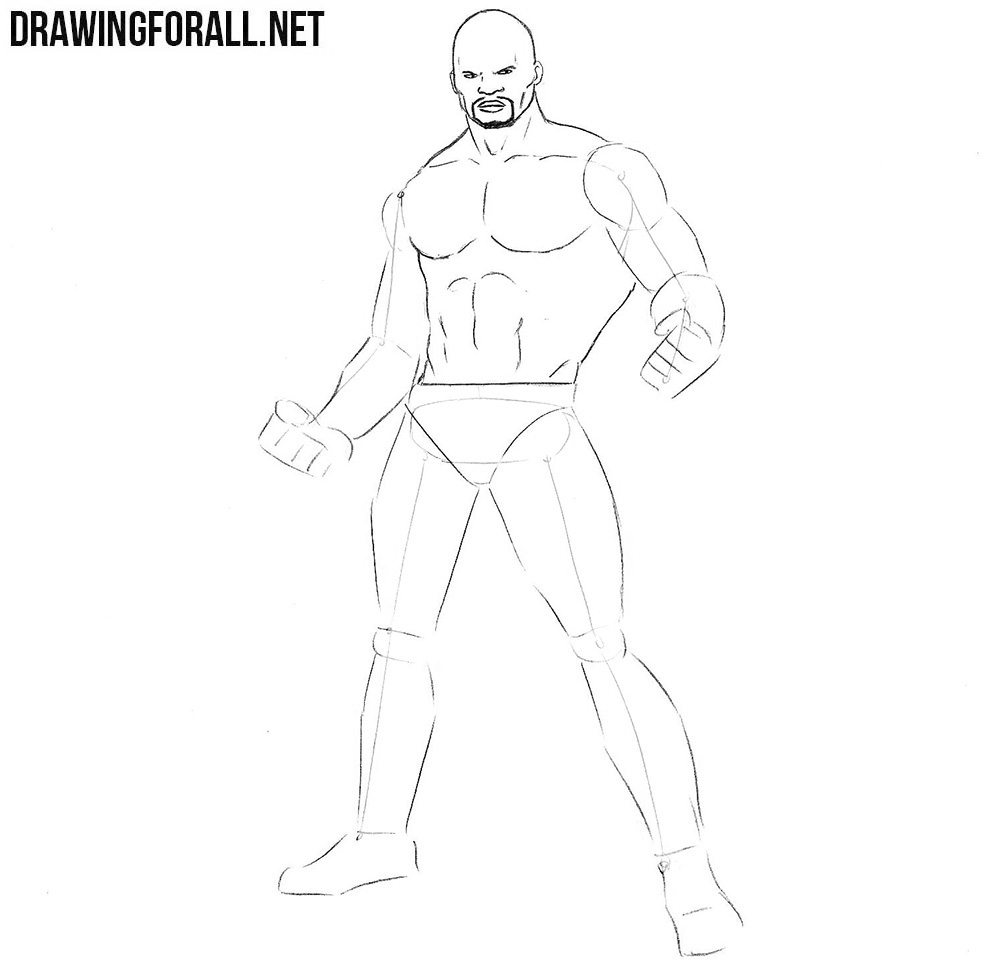 Luke Cage drawing tutorial