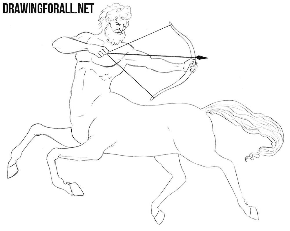 centaur drawing