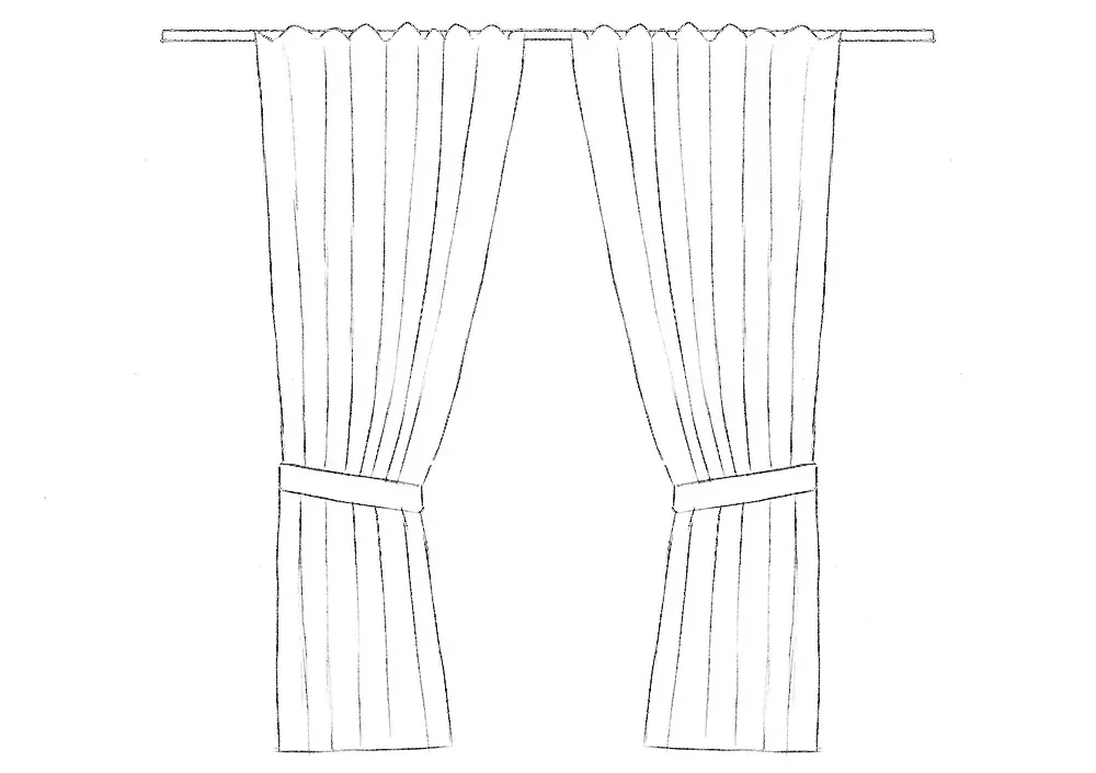 curtains drawing