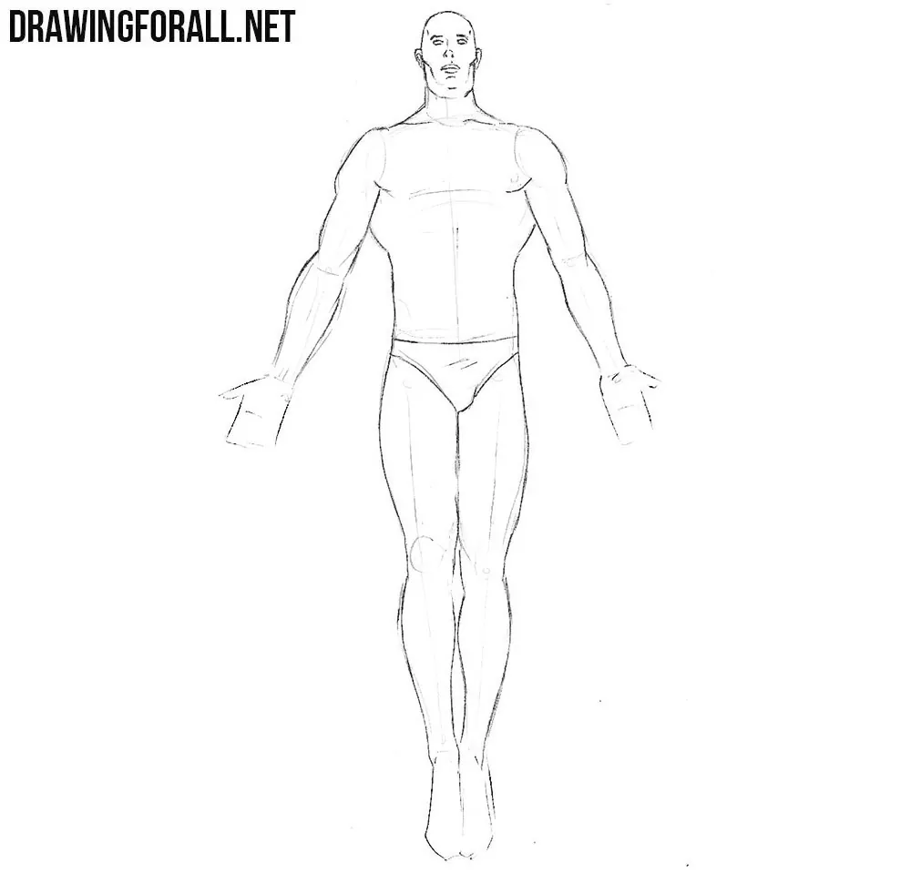 how to draw dr manhattan step by step