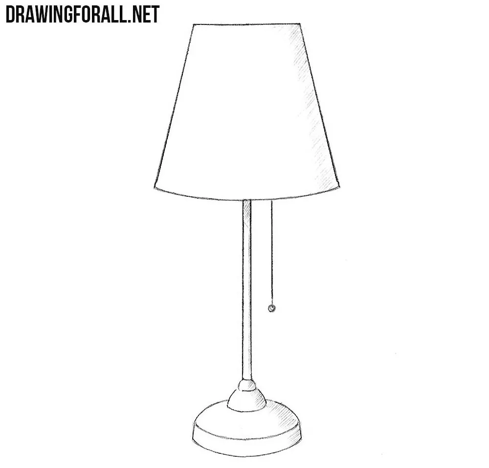 How to Draw a Lamp