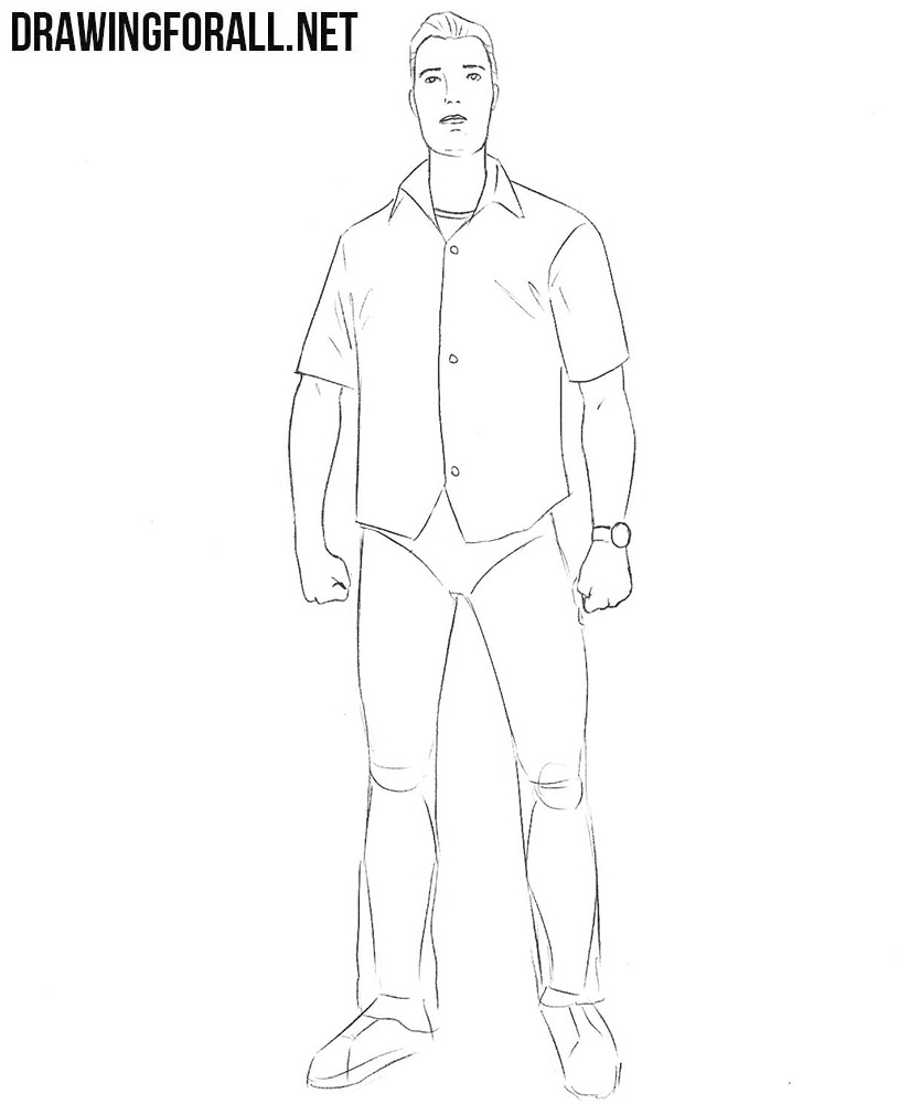 learn to draw how to draw tommy vercetti step by step