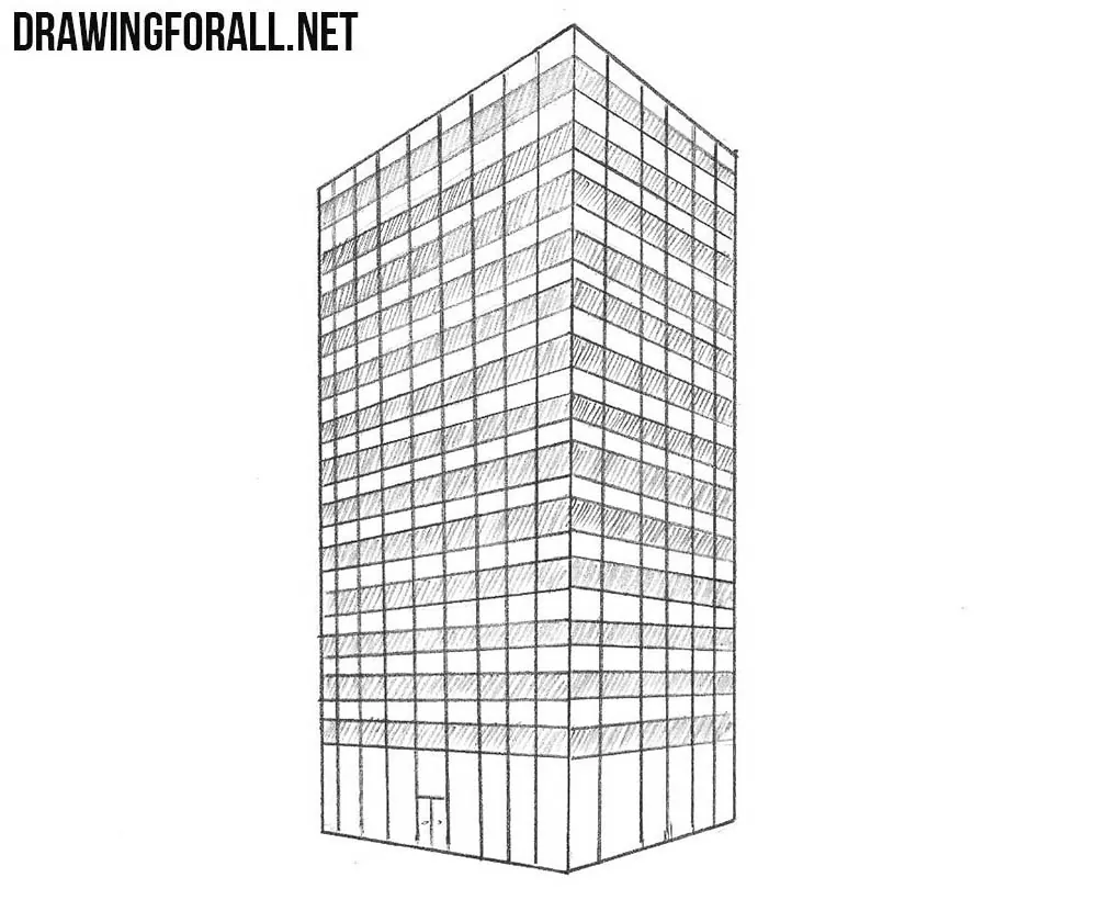 Drawing Skyscraper 65555 Buildings and Architecture  Printable coloring  pages