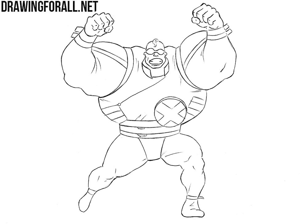 How to draw Strong Guy