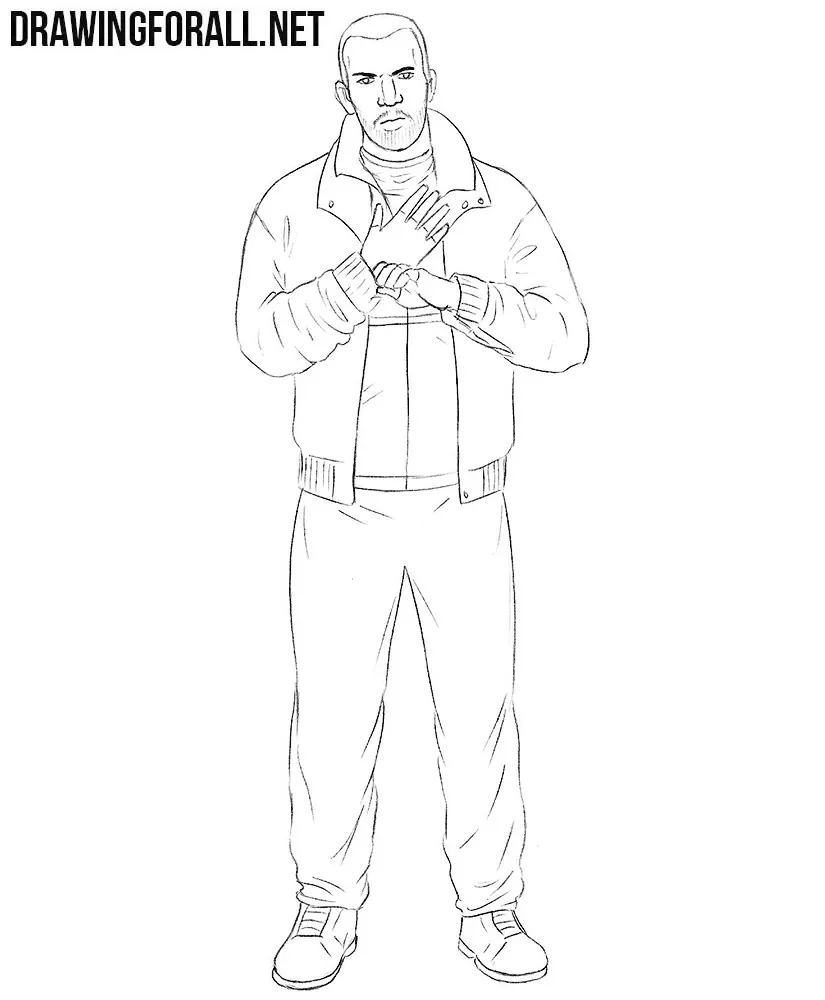 Niko Bellic drawing