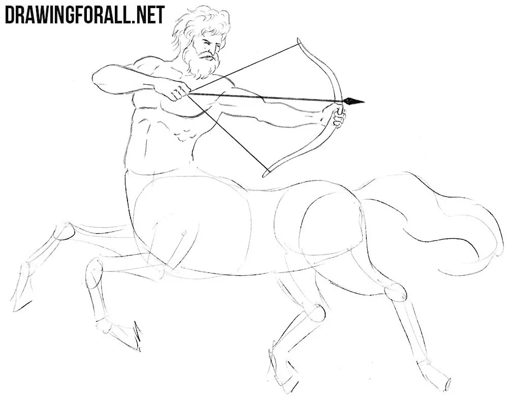 centaur drawing tutorial