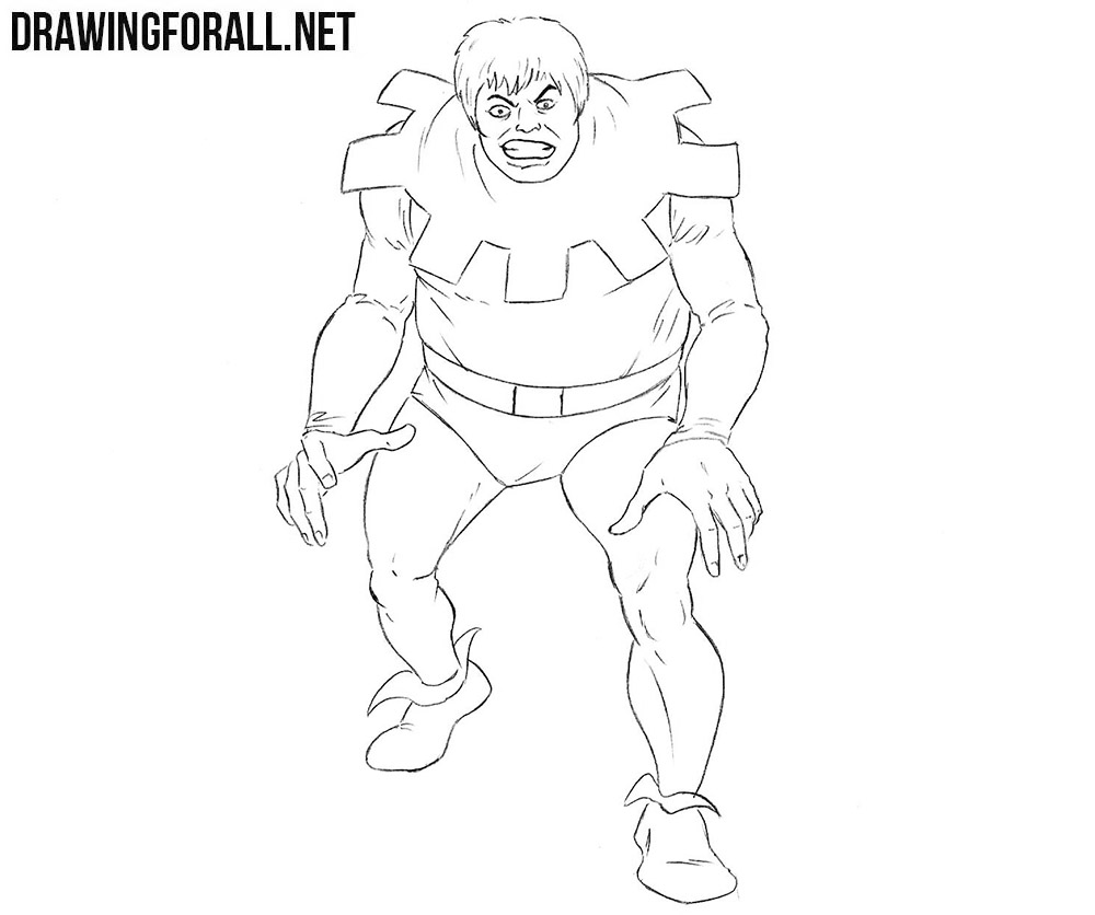 Toad from marvel drawing