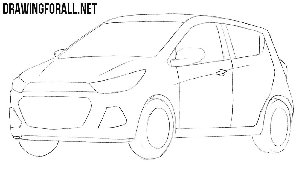 how can draw a car