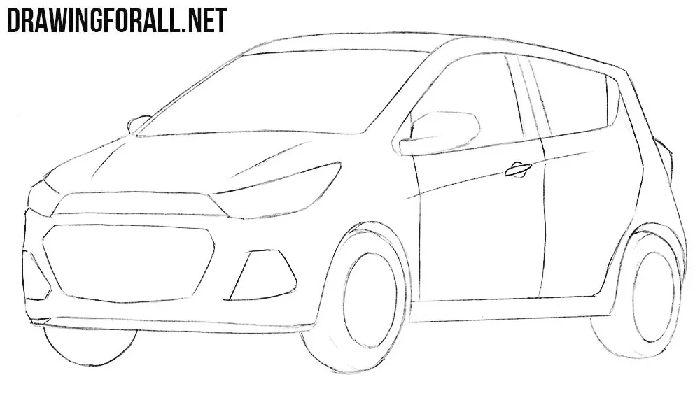 how can draw a car