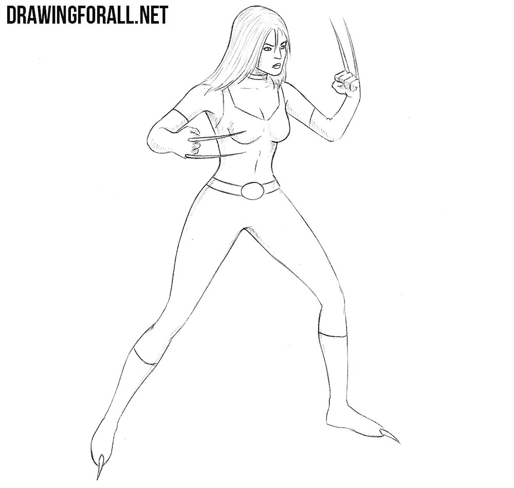 X-23 drawing