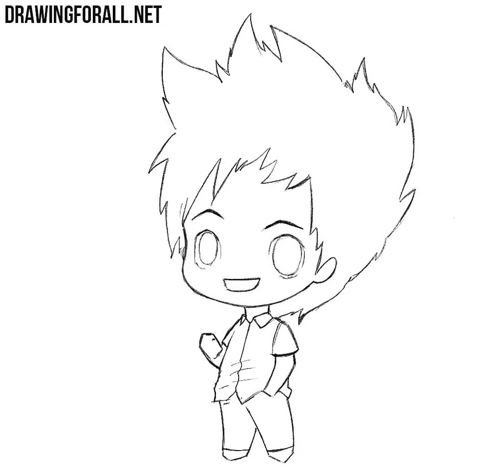 chibi boy drawing easy