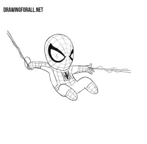 How to Draw Chibi Spider-Man