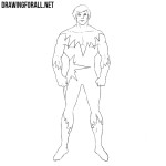 How to Draw North Star from Marvel