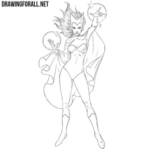 How to Draw Scarlet Witch