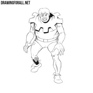 How to draw Toad from Marvel