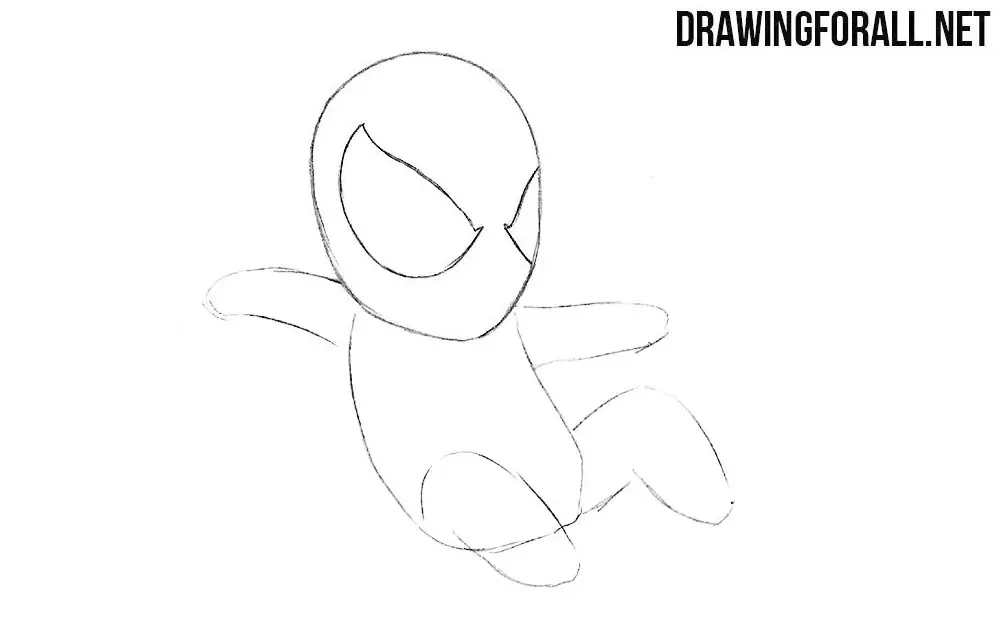 Add the eyes of Spider-Man