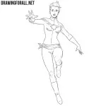 How to Draw Captain Marvel from Marvel