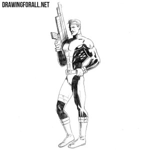 how to draw Forge from marvel