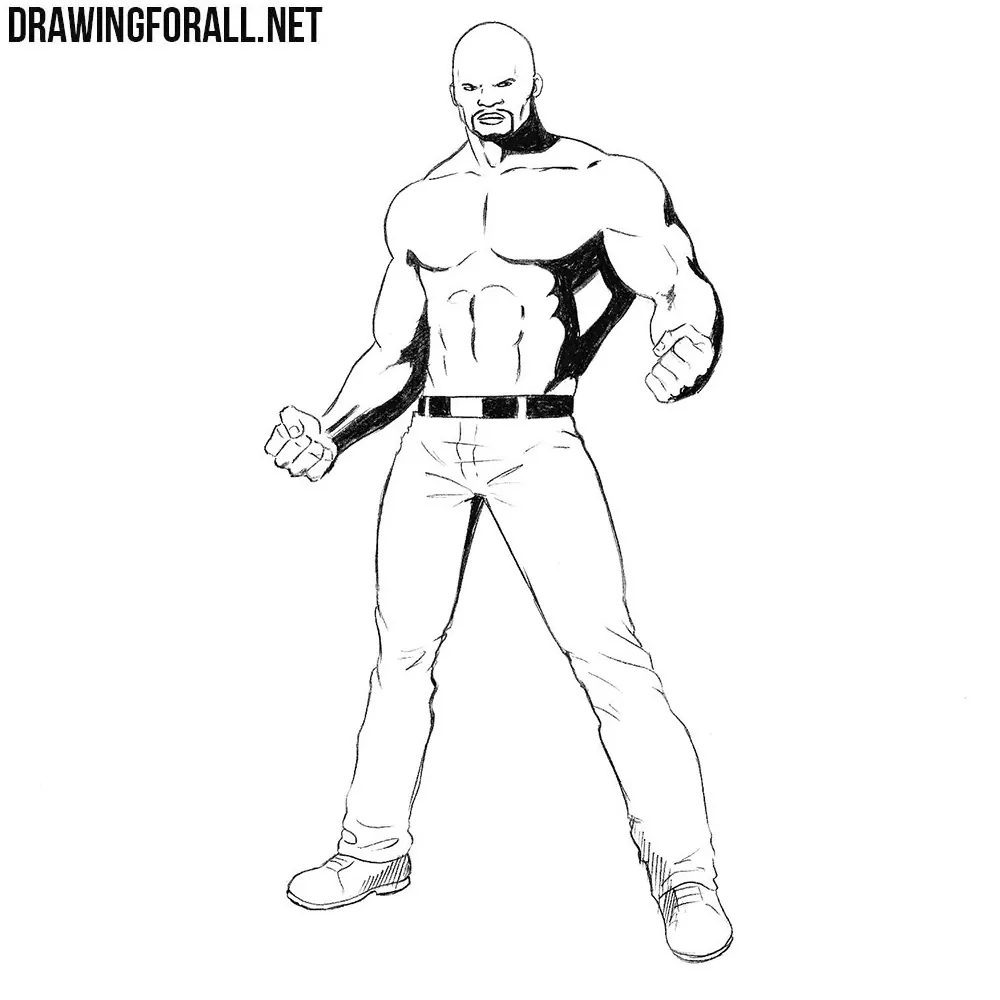 How to Draw Luke Cage