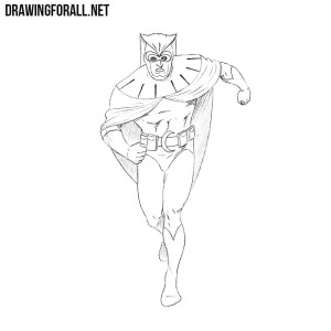 how to draw Nite Owl from watchmen