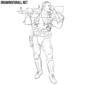 how to draw The Comedian