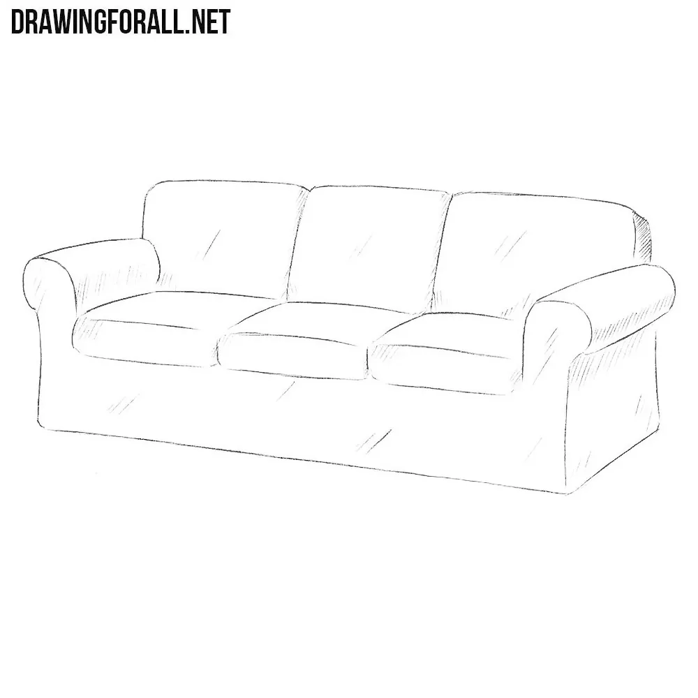 How to Draw a Couch