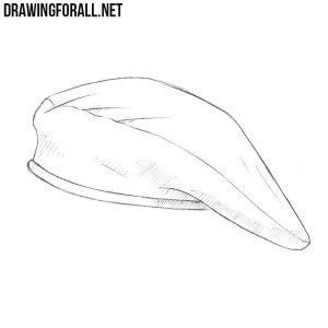 how to draw a beret