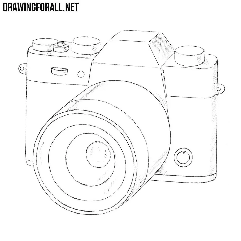 Nikon camera Drawing by Talia Perez  Saatchi Art