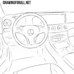 How to Draw a Car Interior