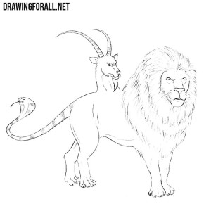 how to draw a chimera
