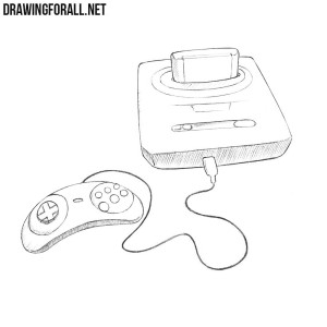 how to draw a sega genesis