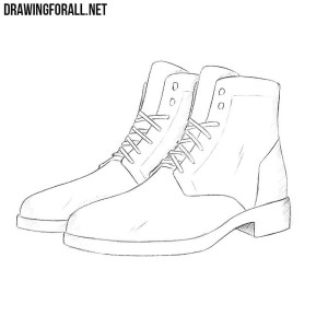 how to draw boots