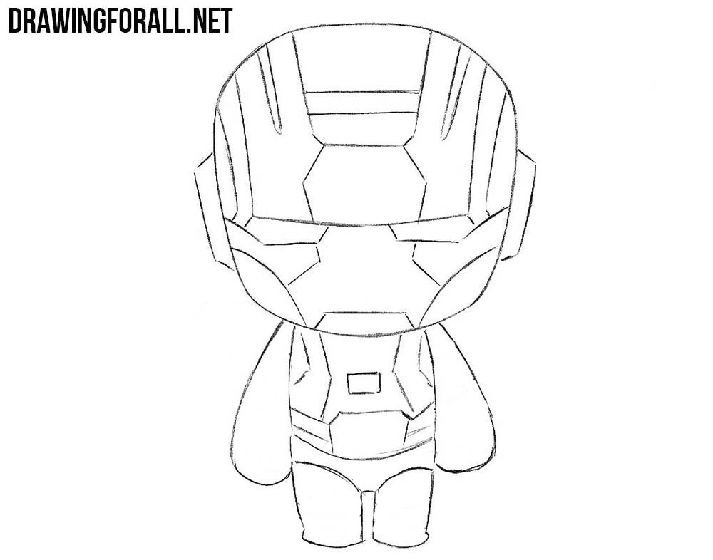 how to draw marvel chibi