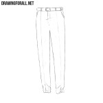 How to Draw Pants