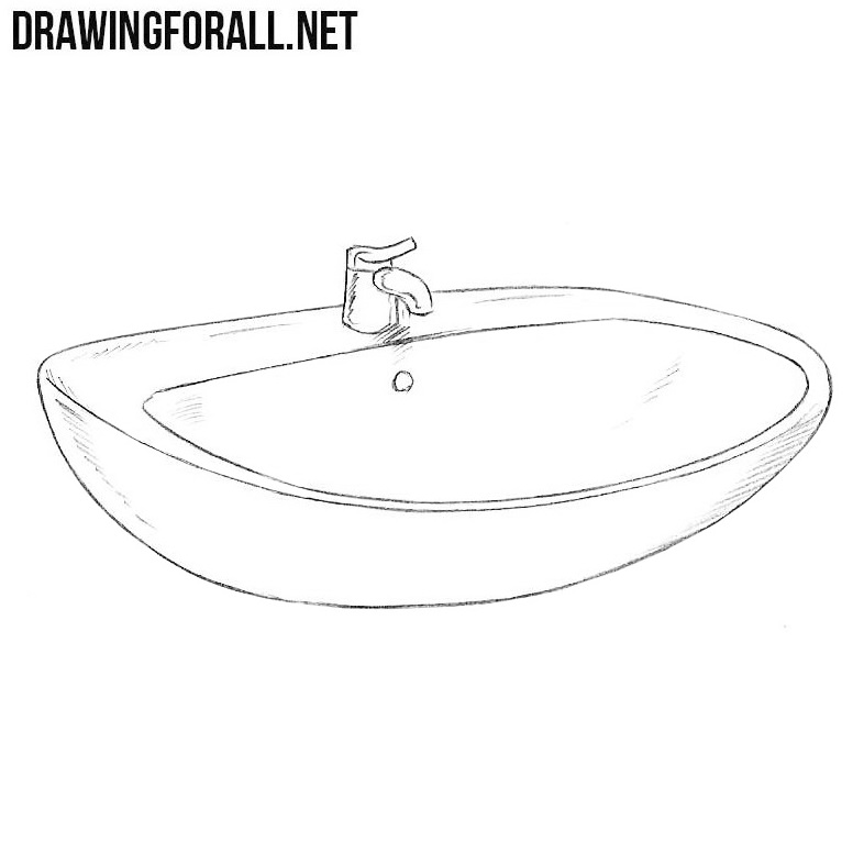 Kitchen sink drawing hires stock photography and images  Alamy