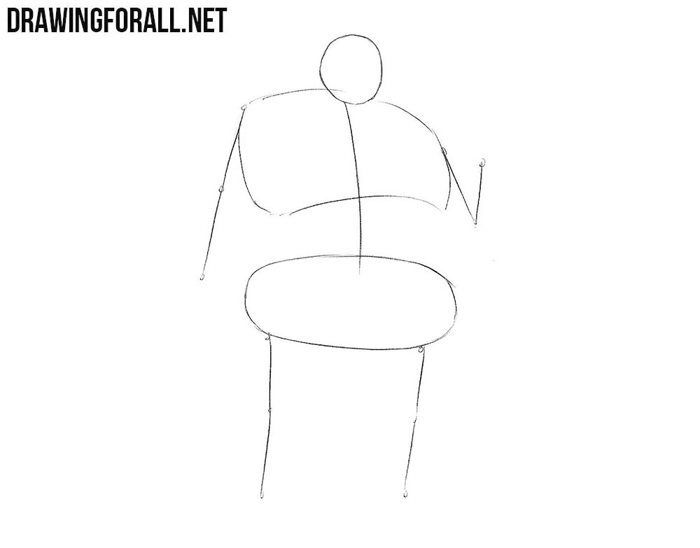 How to draw Kingpin