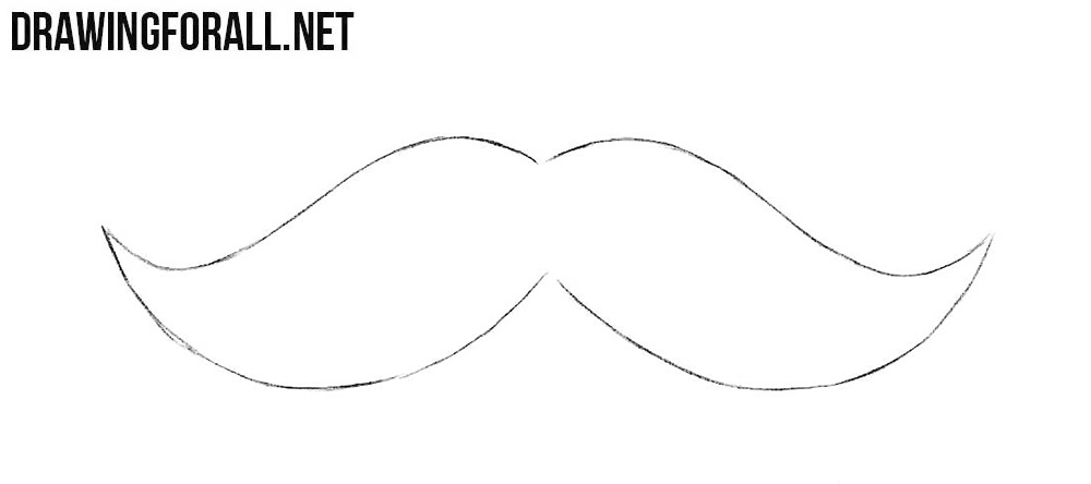 4 Ways To Draw A Mustache - Wikihow