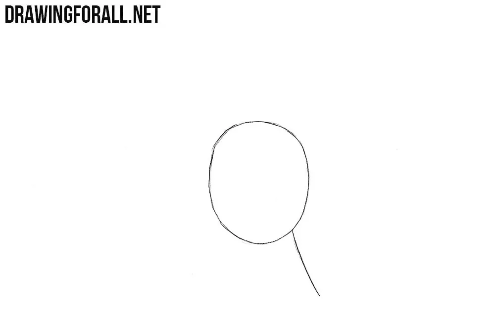 How to draw a gazelle head