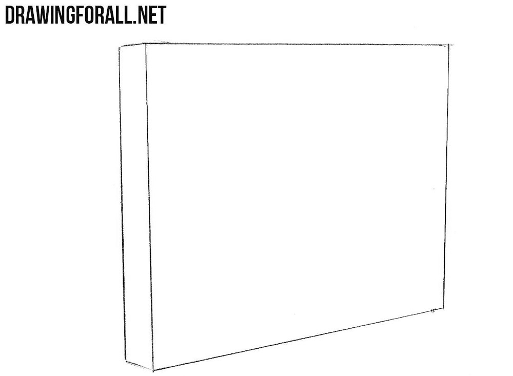 How to draw a heating radiator