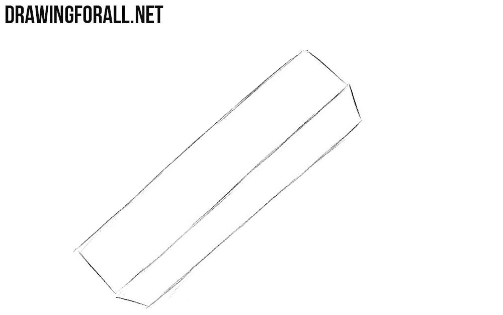 How to draw a phone from the 80s