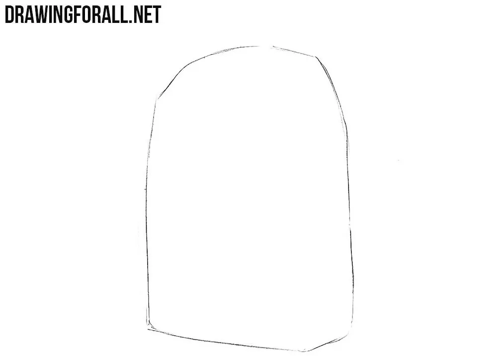 1 How to draw a schoolbag