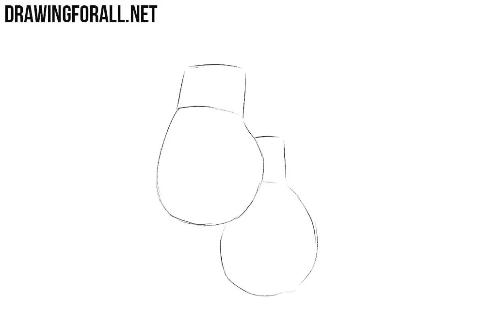 How to draw boxing gloves