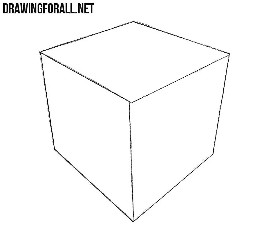 Box Drawing - How To Draw A Box Step By Step