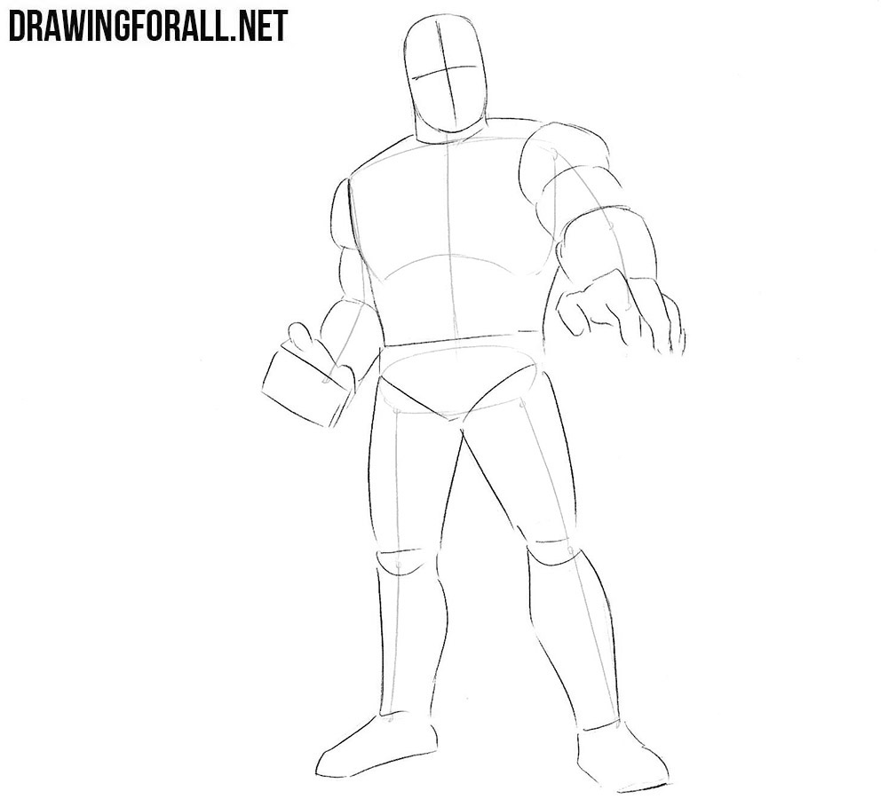 How to draw Sandman