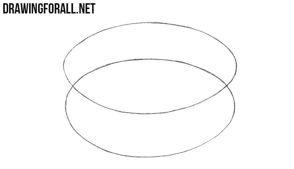 How to draw a puck easy