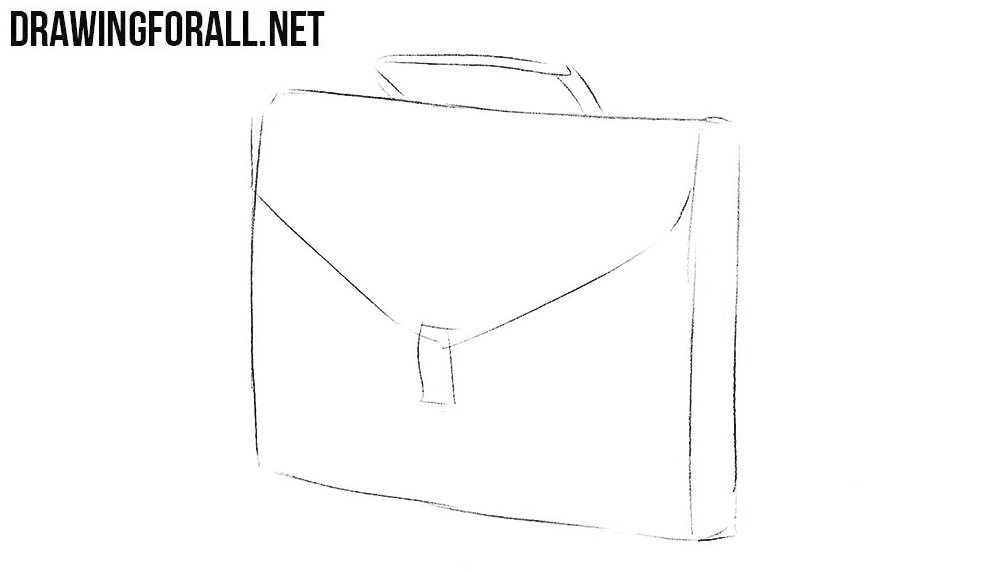 Learn how to draw a briefcase